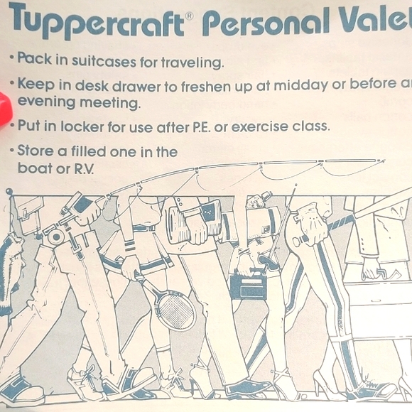 Vintage Tuppercraft Tupperware Personal valet storage container - Picture 5 of 8